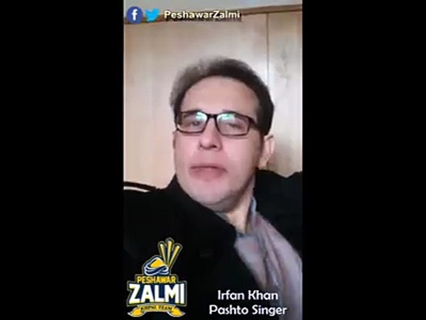 Irfan Khan(pashto singer) message & support to \u202a\u200eKhpalTeam\u202c  \u202a\u200ePeshawarZalmi\u202c - video Dailymotion