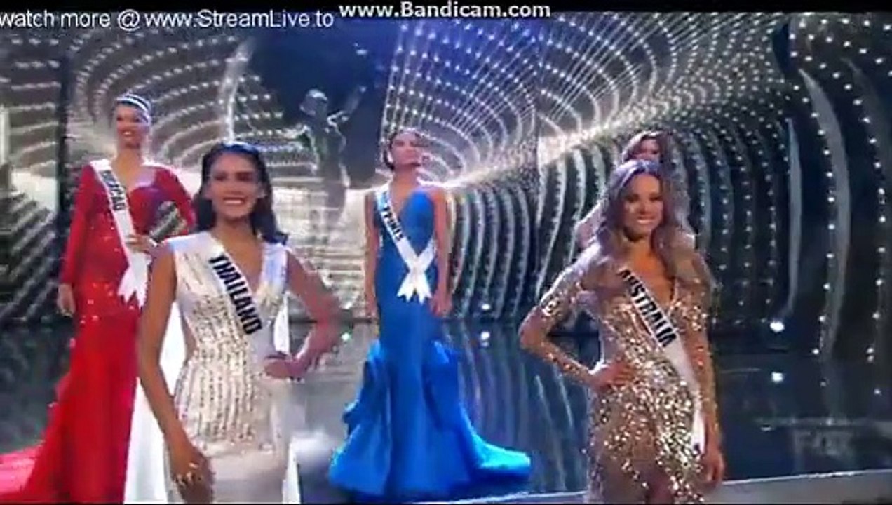 Miss Universe 2015 - Top 5 Final Annoucement