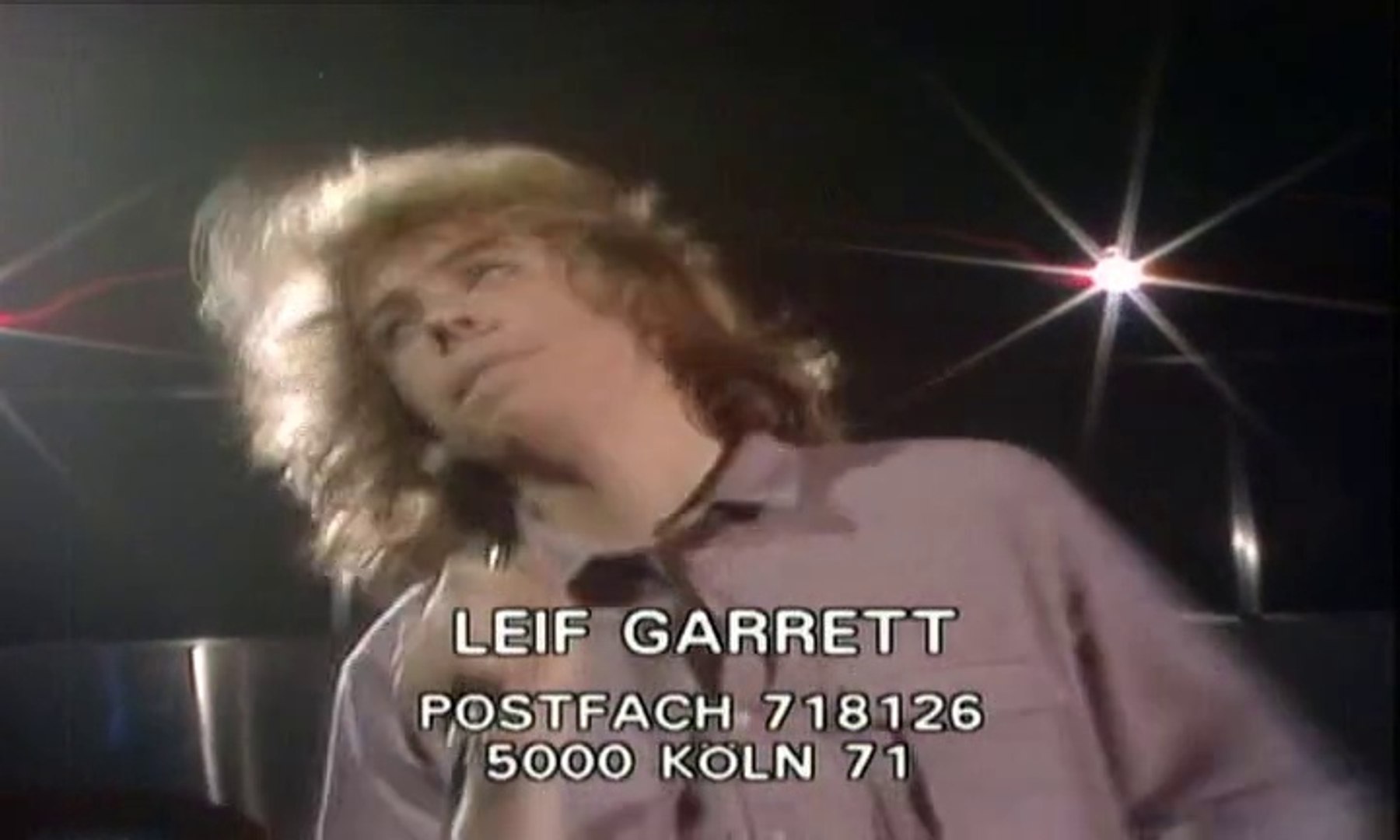 Leif Garrett - Memorize Your Number 1980