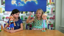 Toddler (Risk Factor) Disney Princess Frozen Toddler Elsa & Anna Dolls Toy Review toys