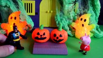 Peppa Pig Play-Doh Halloween Surprise Pumpkins Flashing lights Batman Thomas and Friends