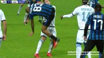 Felipe Melo Kick Lucas Biglia Head and Get Red Card - Inter v. Lazio 20.12.2015 HD