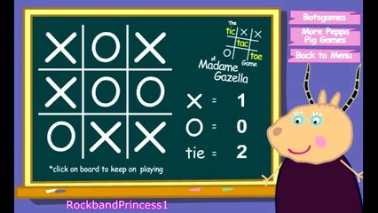 Barbie games Peppa Pig Games Tic Tac Toe Of Madame Gazella Game - Nick Jr Peppa Pig Games