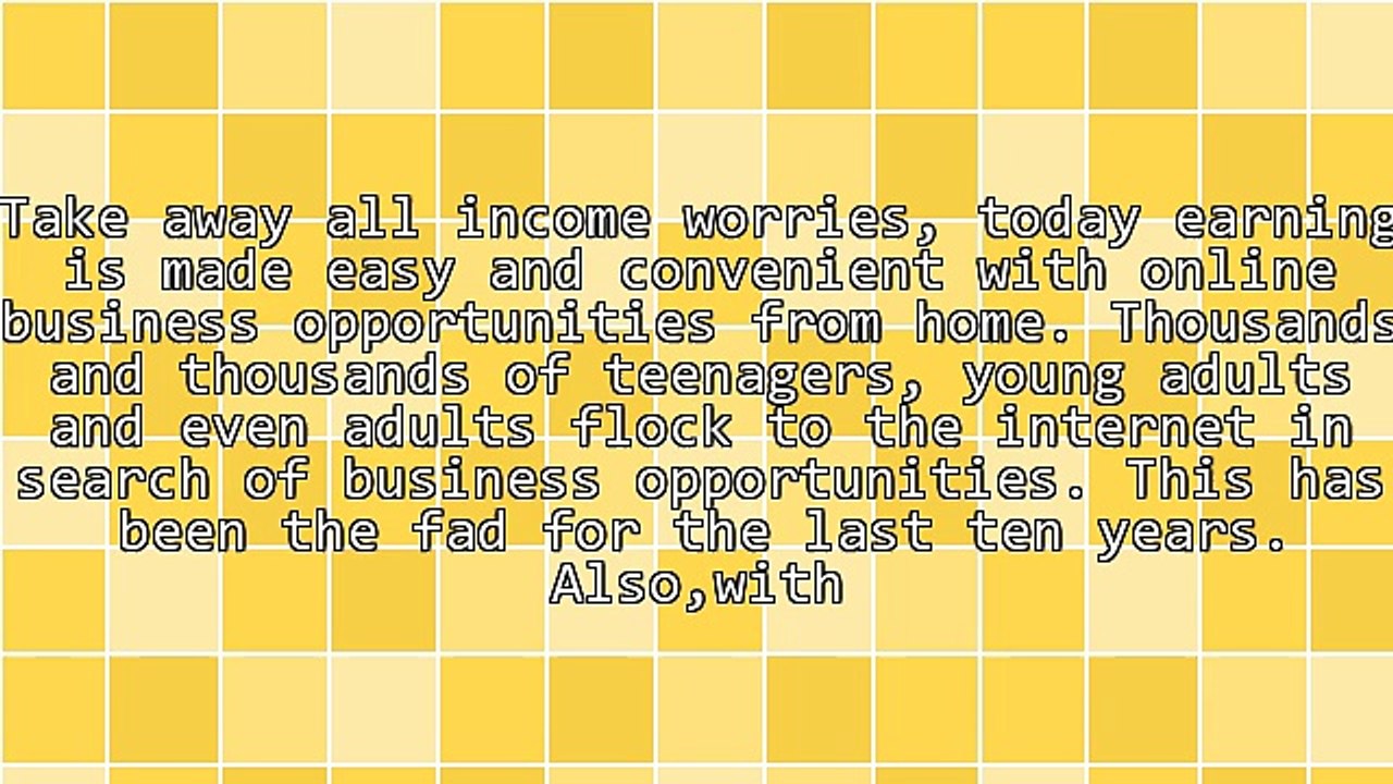 Online Business Opportunities From Home: How Do I Get One?