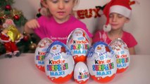 [OEUF] 5 Kinder Surprise Maxi pour Noël et un Kinder normal 5 Big Kinder Surprise Eggs