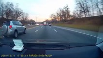 Subaru WRX STI Car Crash (Dash cam footage from behind)