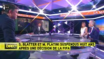 Sepp Blatter et Michel Platini suspendus 8 ans de toute activité liée au football