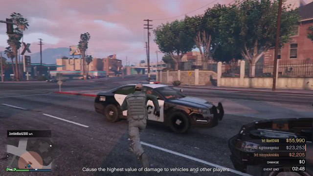 Grand Theft Auto 5 Badass moment!