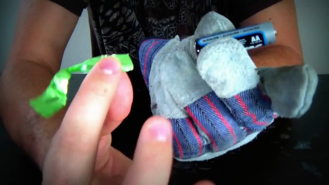 How to Make Fire using AA Battery - Zombie Survival Tips #5 | CrazyRussianHacker