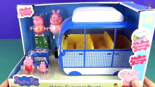 Jubbster Peppa Pig Holiday Campervan Playset ★ Opening, Playing and Learning