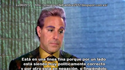 The Hunger Games Catching Fire - Stanley Tucci Interview (2013) HD Subtitulado Español