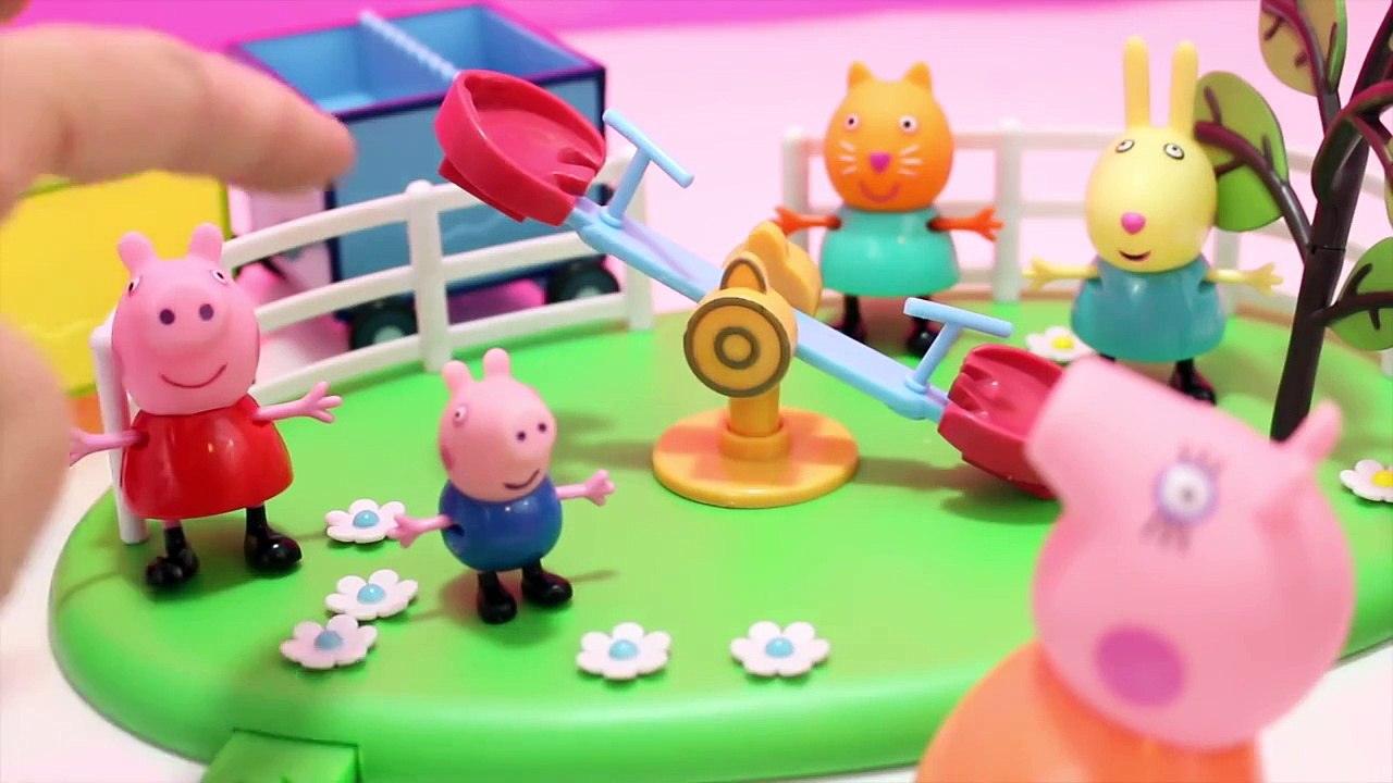 Peppa Pig FUN IN THE PARK PLAYSET Toy Video