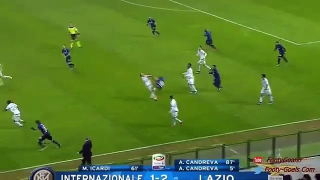 Felipe Melo Red Card Kungfu Kick Biglia _ Inter Milan vs Lazio 1-2 _ Serie A 20_12_2015