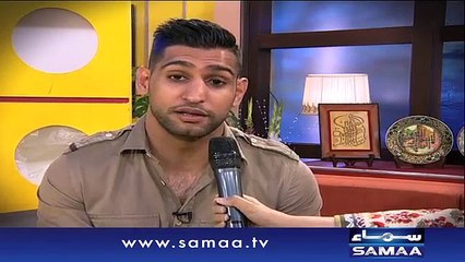 Boxer Amir Khan - V-Log - Subah Saverey Samaa Kay Saath - 21 Dec 2015