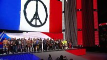 WWE honors the victims of the Paris terrorist attacks׃ Raw, November 16, 2015