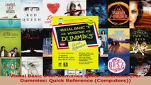 Visual Basic 6 for Dummies Quick Reference For Dummies Quick Reference Computers Download
