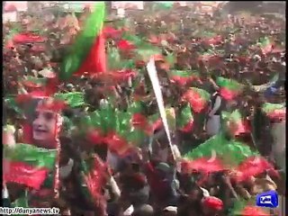 Imran Khan address rally in Lodhran NA-154 by-polls campaign