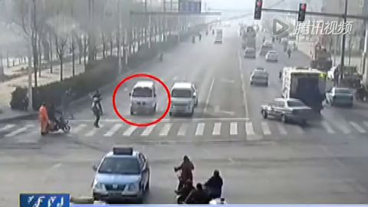 Accident de circulation bizarre