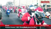 Bretagne. Par terre, par air, par mer,  le Père Noël arrive...