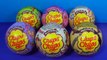 Chupa Chups surprise eggs! Unboxing 6 eggs surprise PEPPA PIG Maya The Bee Маша и М�