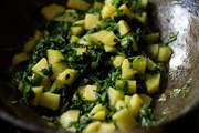 Aloo methi ki Sabji OR Potatoes with Fenugreek Leaves Recipe