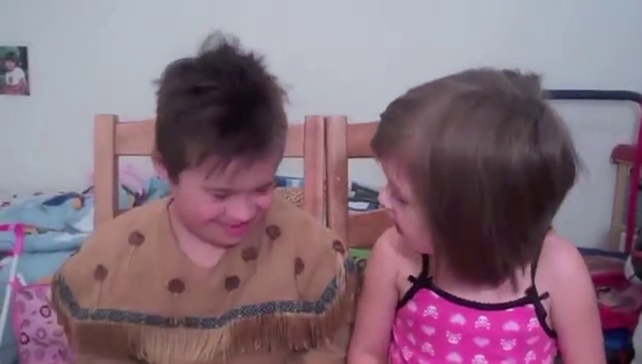 Her whole family is terrified about what her brother does with the 4-year-old. But then she starts speaking herself!