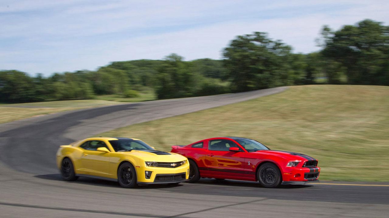 2013 Ford Mustang Shelby GT500 vs. 2012 Chevrolet Camaro ZL1