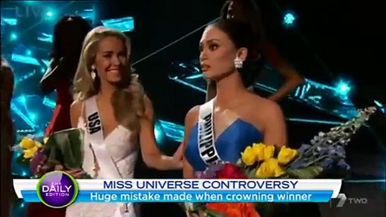 Wrong Beauty crowned Miss Universe 2015 !!