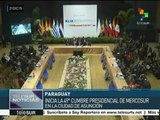 Inició en Paraguay 49 cumbre de presidentes del Mercosur