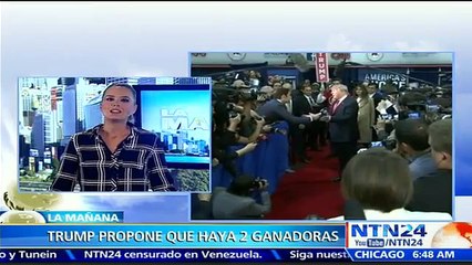 Trump propone que haya una ganadora y una co-ganadora de Miss Universo tras polémico error del presentador