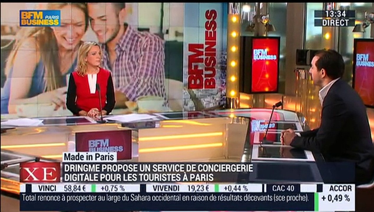 Made in Paris de Dringme, la conciergerie digitale pour les touristes à Paris – 21/12