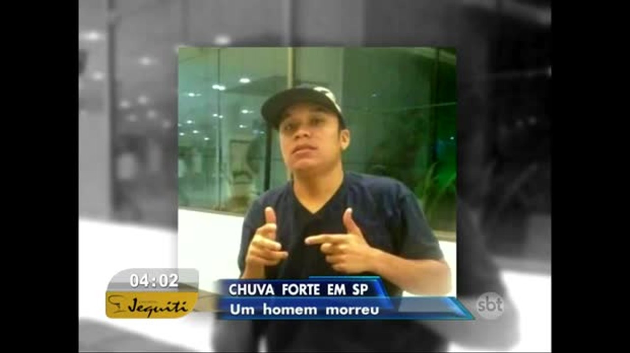 Chuva provoca caos e morte em São Paulo