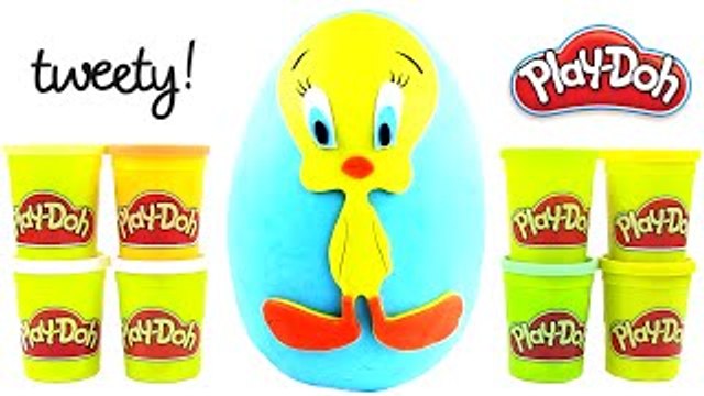 Tweety Oyun Hamuru DEV Sürpriz Yumurta Açma Karlar Ülkesi Shopkins Barbie Miniş Oyunca