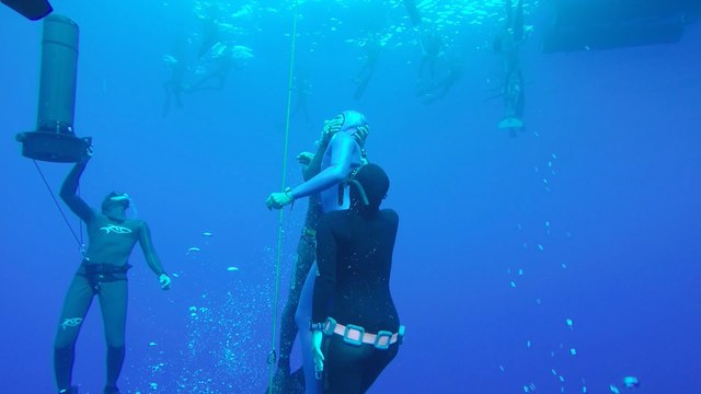 Le record volé du champion d'apnée Guillaume Nery