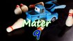 Disney Cars 2 Lightning Mcqueen Tokyo Mater Mack And I-Screamer Toys go Play Doh Bowling