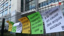 Bezons : Manifestation mouvementée des grévistes de l'office HLM