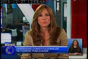 Enmiendas constitucionales ya fueron publicadas en el registro oficial