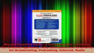 Beyond Powerful Radio A Communicators Guide to the Internet AgeNews Talk Information  Read Online