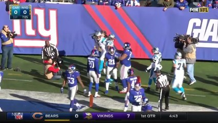 Cam Newton Takes Out Referee After 46-Yard Run