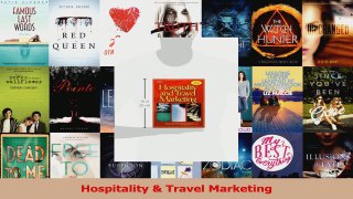 PDF Download  Hospitality  Travel Marketing Read Online