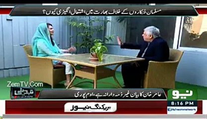 Om Puri Gets Irritated By Reham Khan -