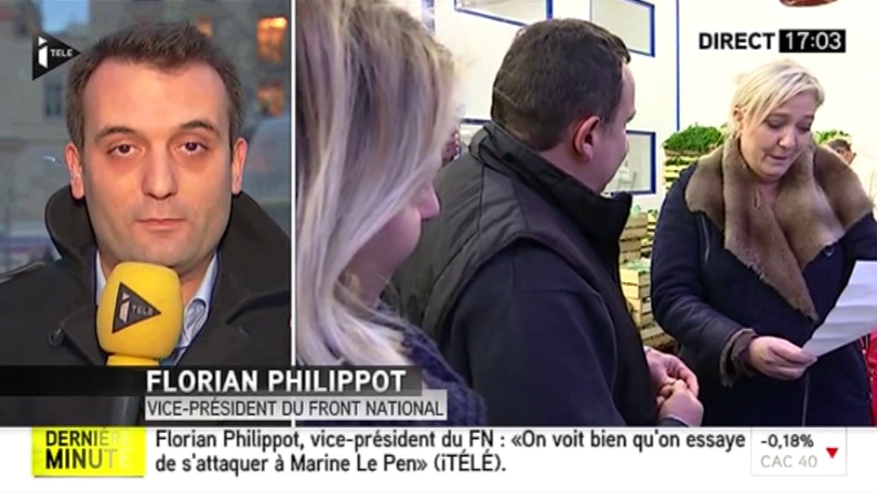 Florian Philippot : «Marine Le Pen c'est l'ennemi public numéro 1 du gouvernement et du pouvoir»