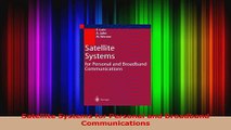 PDF Download  Satellite Systems for Personal and Broadband Communications Download Full Ebook