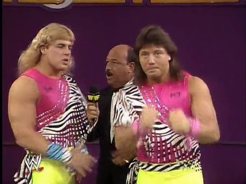 WWF Wrestlemania V - The Rockers Interview