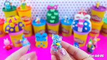 play doh eggs Peppa pig Play doh surprise rainbow eggs Donald Duck Barbie opening egg toys