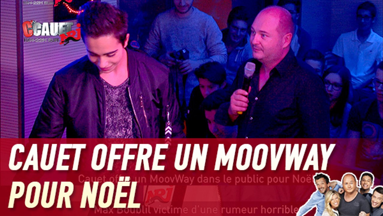 Cauet offre un MoovWay pour Noël - C'Cauet sur NRJ