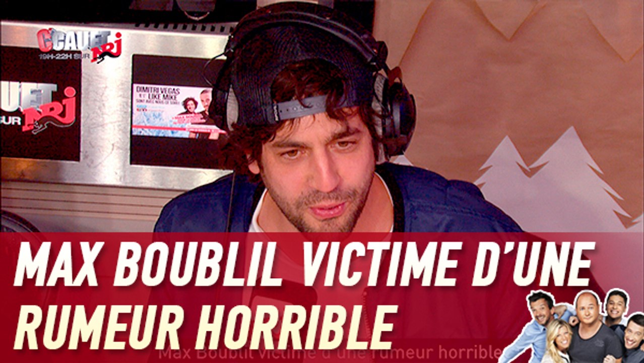 Max Boublil victime d'une rumeur horrible - C'Cauet sur NRJ