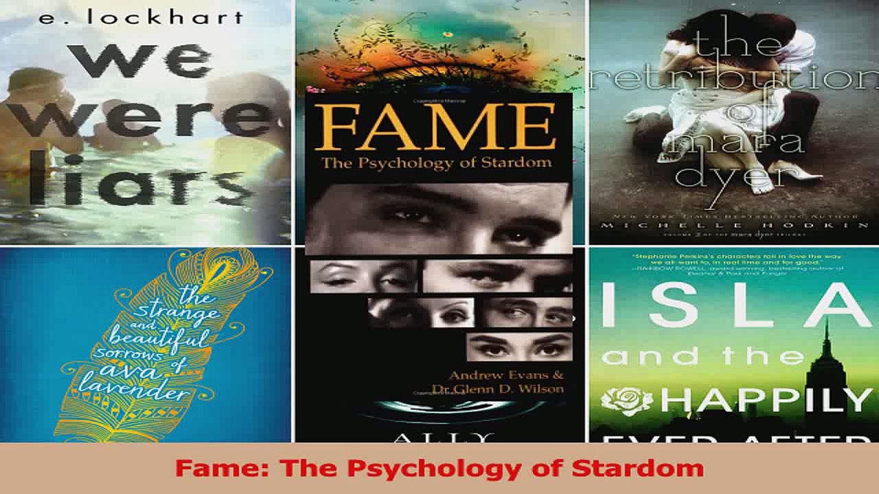 Read  Fame The Psychology of Stardom Ebook Free