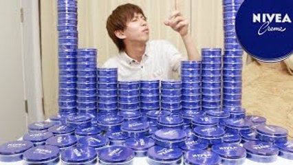 ニベアクリームでお風呂作ってみた　Nivea creme bath