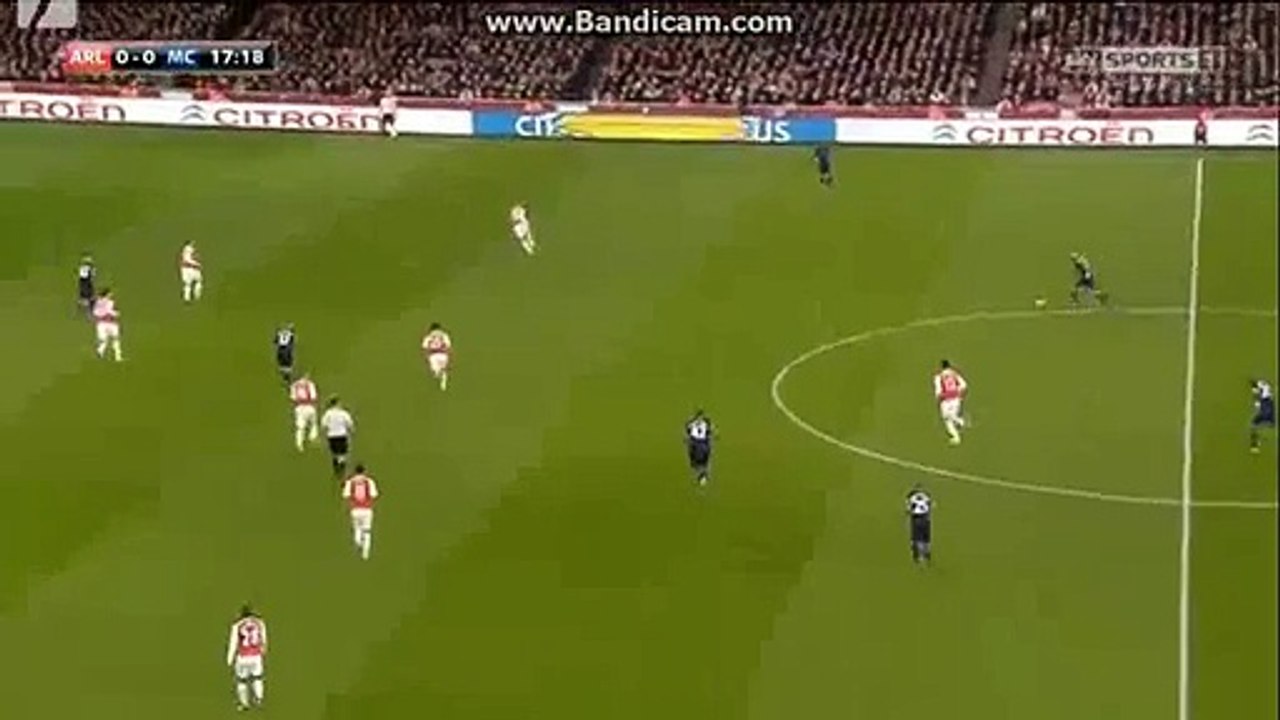 Yaya Toure Super Skills _ Power Shot Arsenal 0-0 Manchester City 21-12-2015